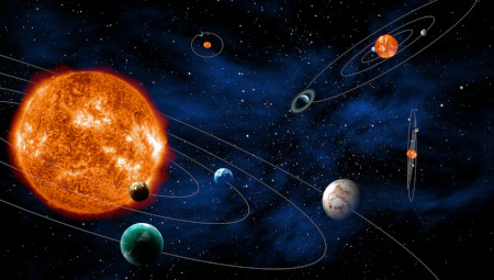 An illustration for exoplanets